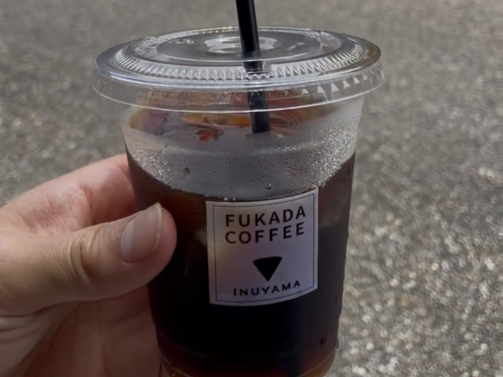 犬山城下町で購入したアイスコーヒー