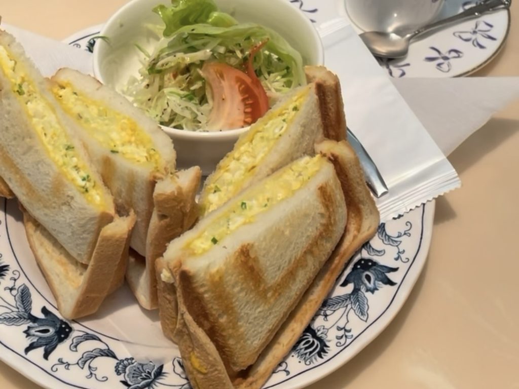 コーヒーハウス ランダムのエッグサンド