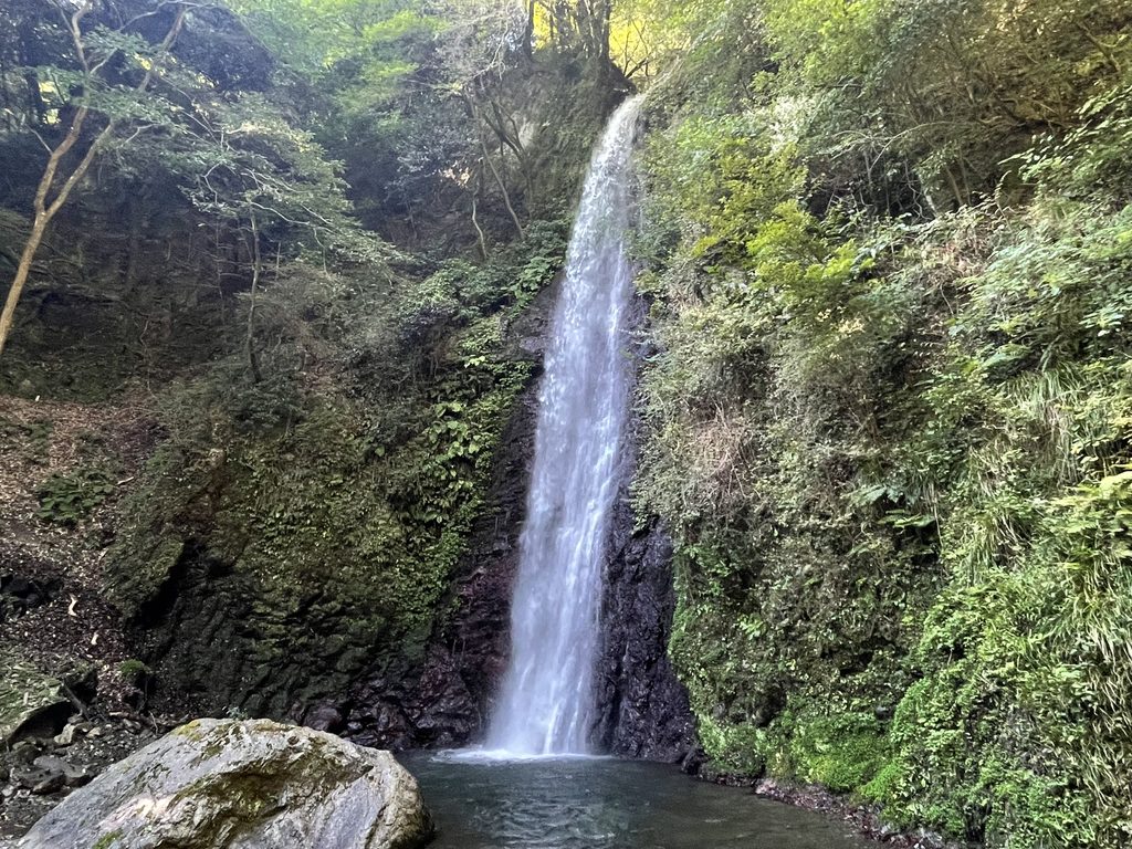 緑に囲まれた養老の滝